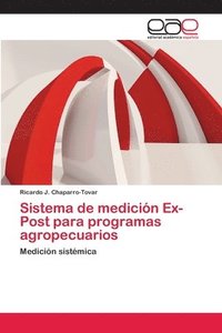 bokomslag Sistema de medicin Ex-Post para programas agropecuarios