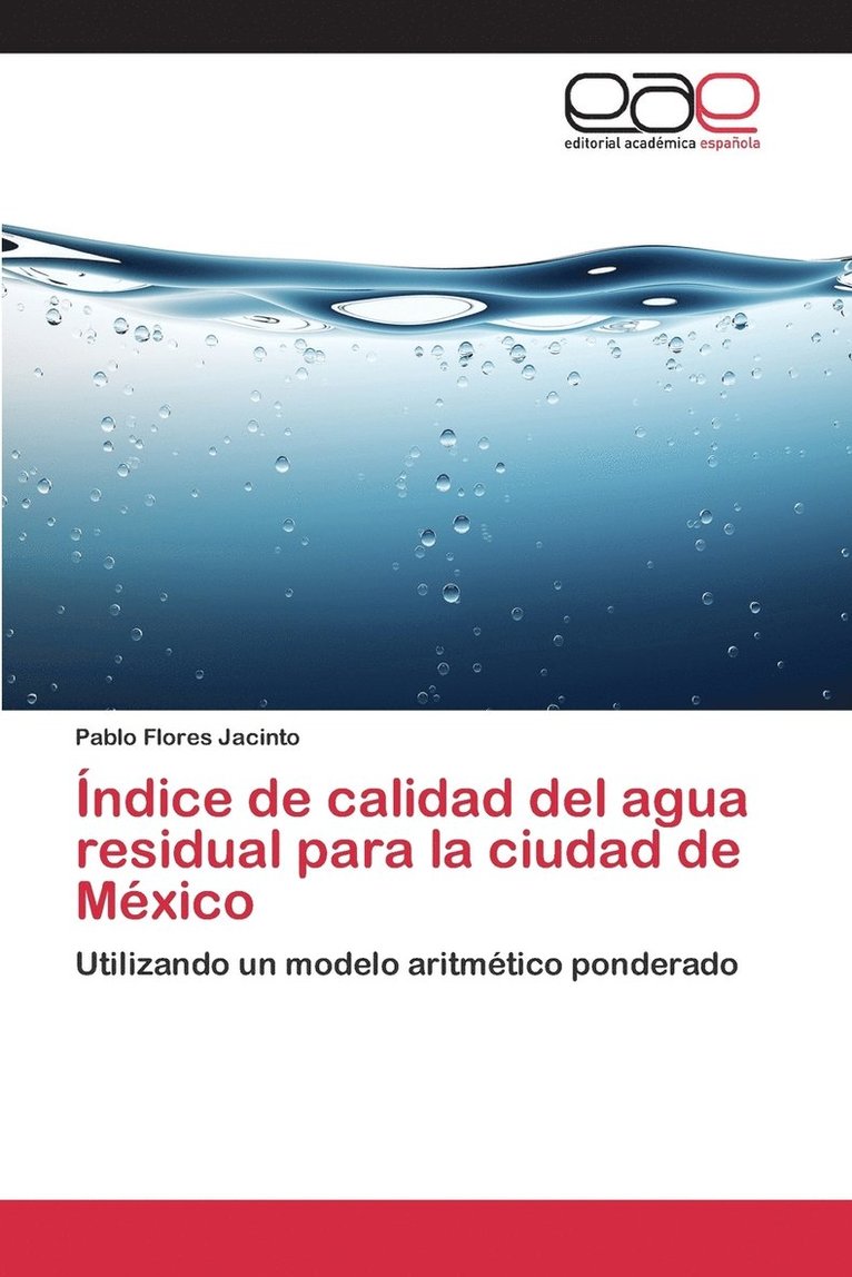 ndice de calidad del agua residual para la ciudad de Mxico 1