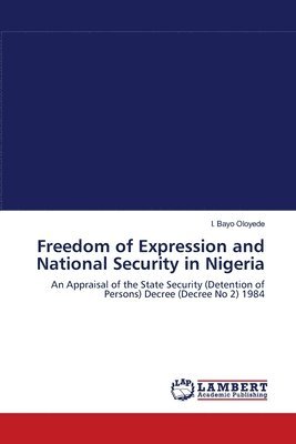 Freedom of Expression and National Security in Nigeria 1