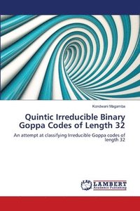 bokomslag Quintic Irreducible Binary Goppa Codes of Length 32