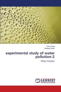 bokomslag experimental study of water pollution-2