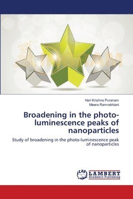 Broadening in the photo-luminescence peaks of nanoparticles 1