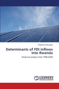 bokomslag Determinants of FDI inflows into Rwanda