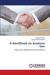 bokomslag A Handbook on business law