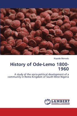 bokomslag History of Ode-Lemo 1800-1960