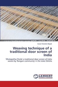 bokomslag Weaving technique of a traditional door screen of India