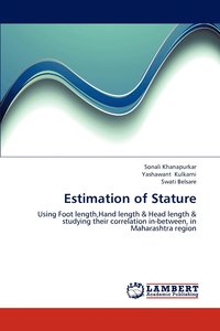 bokomslag Estimation of Stature