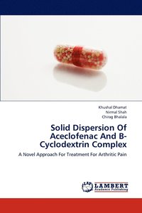 bokomslag Solid Dispersion Of Aceclofenac And B-Cyclodextrin Complex