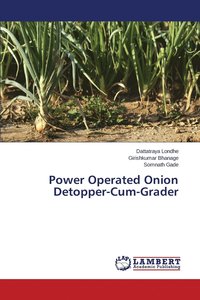 bokomslag Power Operated Onion Detopper-Cum-Grader
