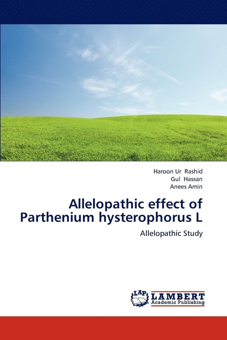 Allelopathic effect of Parthenium hysterophorus L 1