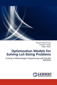 bokomslag Optimization Models for Solving Lot-Sizing Problems