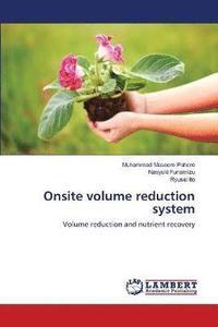 bokomslag Onsite volume reduction system