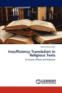 bokomslag Insufficiency Translation In Religious Texts