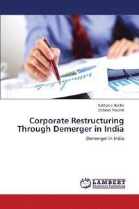 bokomslag Corporate Restructuring Through Demerger in India