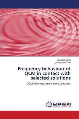 Frequency behaviour of QCM in contact with selected solutions 1