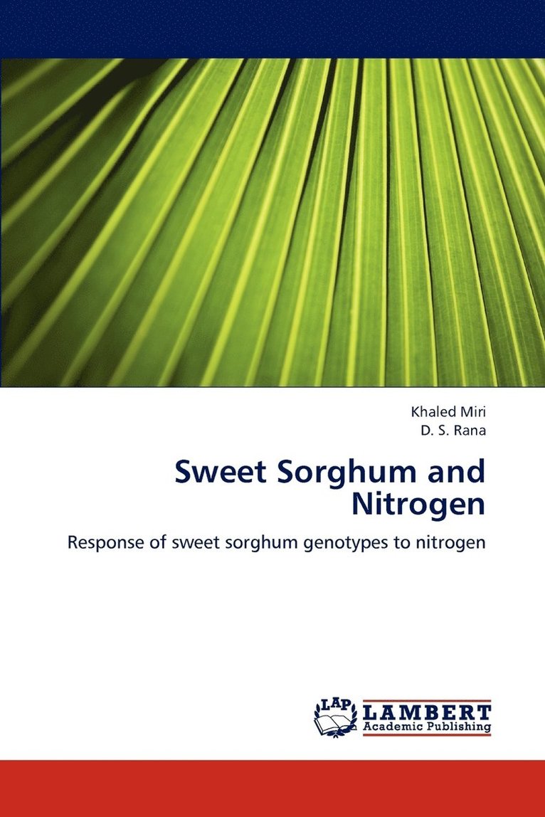 Sweet Sorghum and Nitrogen 1