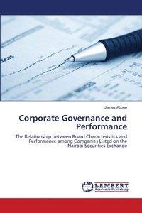 bokomslag Corporate Governance and Performance