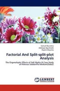 bokomslag Factorial and Split-Split-Plot Analysis