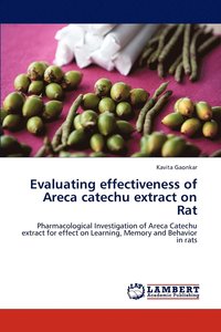 bokomslag Evaluating effectiveness of Areca catechu extract on Rat