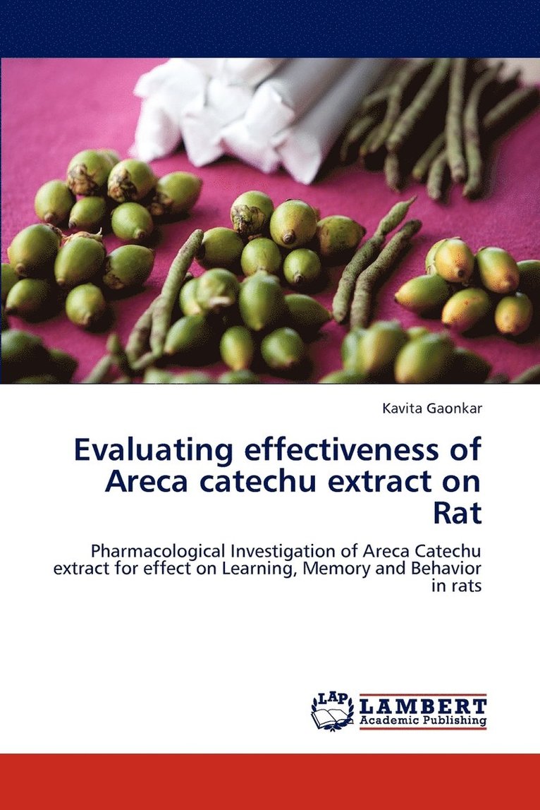 Evaluating effectiveness of Areca catechu extract on Rat 1