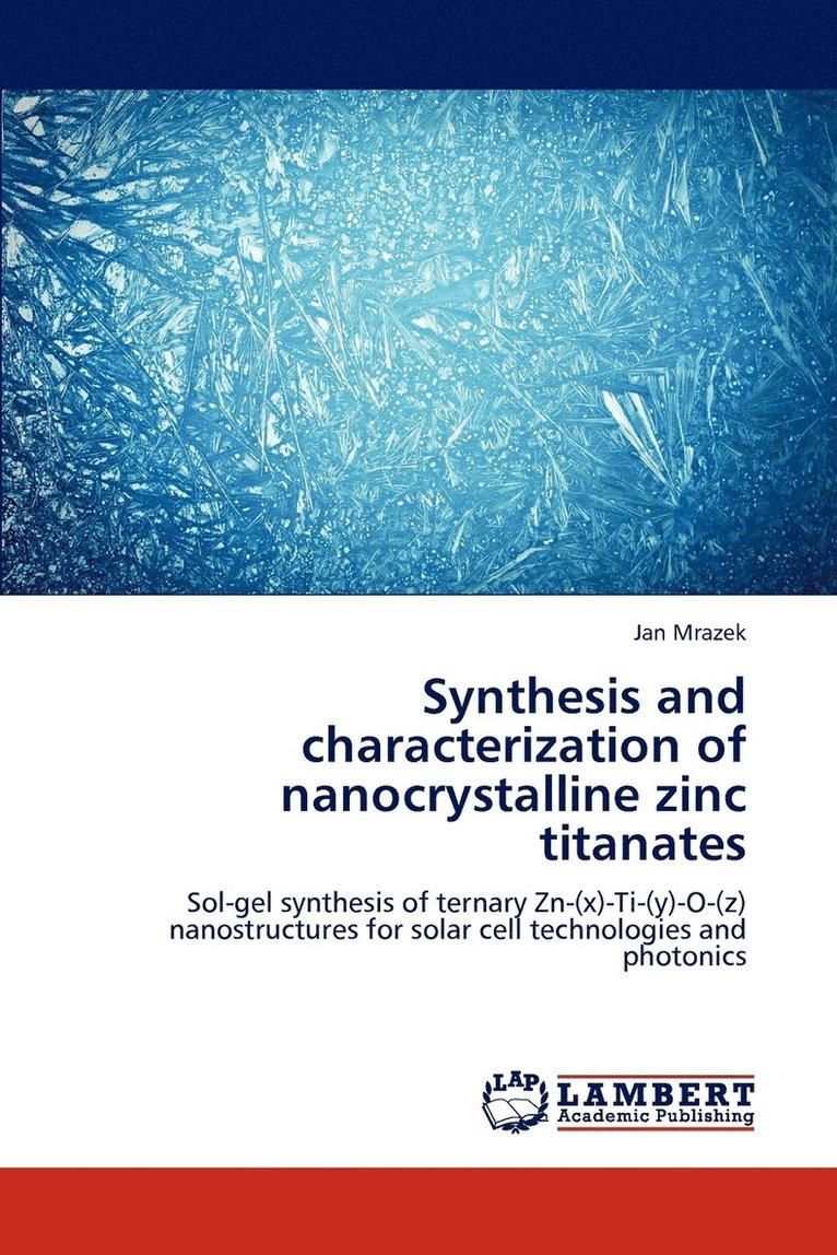 Synthesis and characterization of nanocrystalline zinc titanates 1