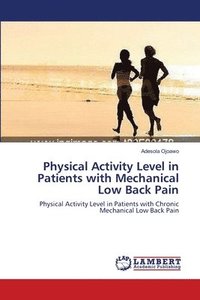 bokomslag Physical Activity Level in Patients with Mechanical Low Back Pain