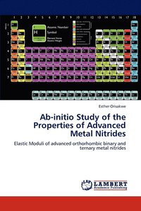 bokomslag Ab-initio Study of the Properties of Advanced Metal Nitrides