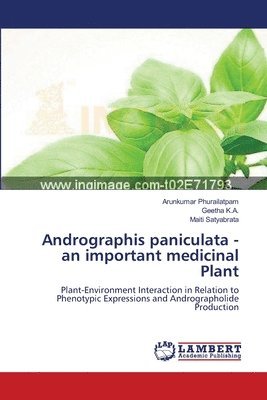 Andrographis paniculata - an important medicinal Plant 1