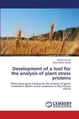 bokomslag Development of a tool for the analysis of plant stress proteins