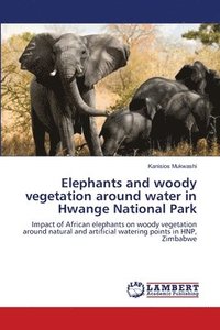 bokomslag Elephants and woody vegetation around water in Hwange National Park