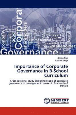 bokomslag Importance of Corporate Governance in B-School Curriculum