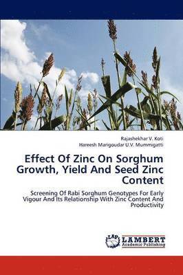 Effect of Zinc on Sorghum Growth, Yield and Seed Zinc Content 1