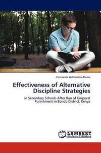 bokomslag Effectiveness of Alternative Discipline Strategies