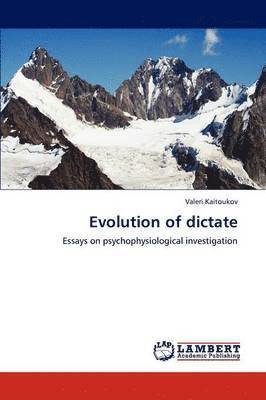 bokomslag Evolution of Dictate