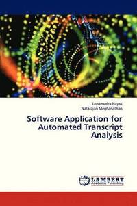 bokomslag Software Application for Automated Transcript Analysis