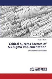 bokomslag Critical Success Factors of Six-SIGMA Implementation