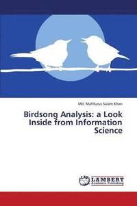 bokomslag Birdsong Analysis