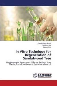 bokomslag In Vitro Technique for Regeneration of Sandalwood Tree