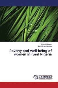 bokomslag Poverty and Well-Being of Women in Rural Nigeria