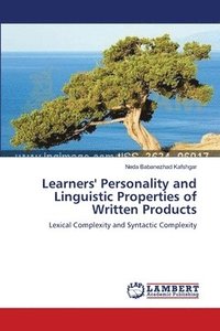 bokomslag Learners' Personality and Linguistic Properties of Written Products