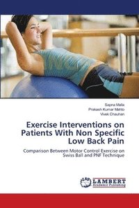bokomslag Exercise Interventions on Patients With Non Specific Low Back Pain
