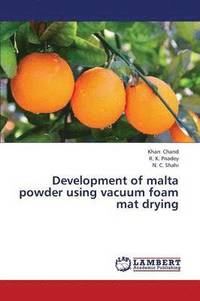 bokomslag Development of Malta Powder Using Vacuum Foam Mat Drying