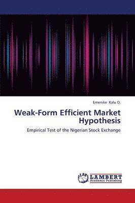 bokomslag Weak-Form Efficient Market Hypothesis