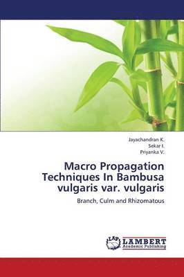 Macro Propagation Techniques in Bambusa Vulgaris Var. Vulgaris 1