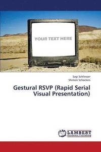 bokomslag Gestural Rsvp (Rapid Serial Visual Presentation)