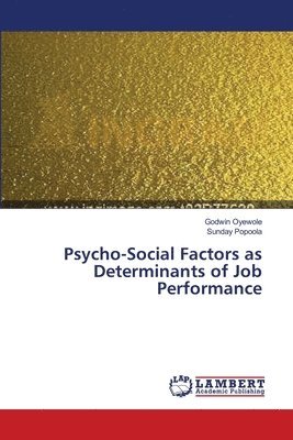 bokomslag Psycho-Social Factors as Determinants of Job Performance