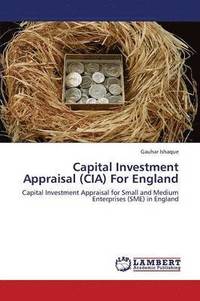 bokomslag Capital Investment Appraisal (CIA) for England
