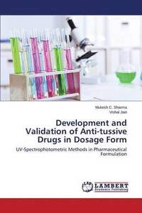 bokomslag Development and Validation of Anti-Tussive Drugs in Dosage Form