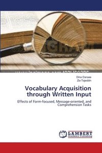 bokomslag Vocabulary Acquisition through Written Input