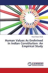 bokomslag Human Values As Enshrined In Indian Constitution